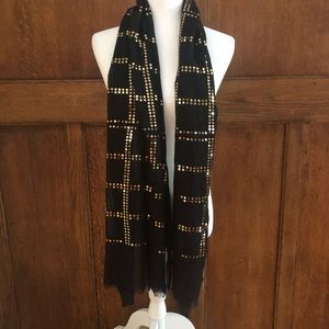 Black Sequin 🧣 Scarf - great condition